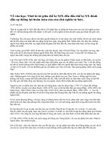 Thành tựu của văn học, nghệ thuật từ đầu thế kỉ XIX đến đầu thế kỉ XX