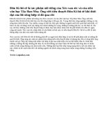 Em hãy giới thiệu về hoàn cảnh ra đời của tiểu thuyết Đôn Ki-hô- tê (Xéc-van-téc). Từ đó cho biết ý nghĩa của tác phẩm.