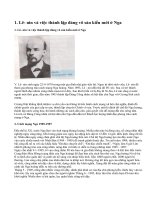 Phong trào công nhân Nga và cuộc cách mạng 1905-1907