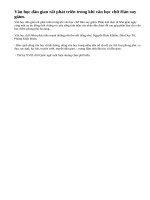 Văn học Việt Nam thế kỉ XVII - XVIII có gì mới ? Những điểm mới đó nói lên điều gì ?