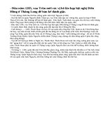 Trình bày tóm tắt diễn biến cuộc kháng chiến trong những tháng đầu năm 1285.