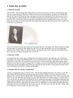 Những tiến bộ về khoa học tự nhiên và khoa học xã hội