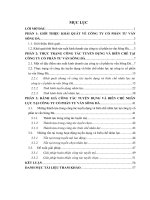 Hoàn thiện công tác tuyển dụng và biên chế nhân lực tại công ty cổ phần tư vấn Sông Đà