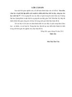 Sưu tầm, chọn lọc và giải bài tập phần axit sunfuric nhằm phát huy tính tư duy, sáng tạo cho học sinh lớp 9