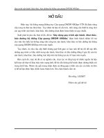 Quy trình vận hành, khai thác, bảo dưỡng hệ thống cáp quang DWDM 40gbps