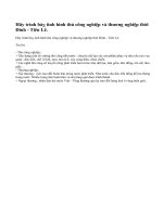 Hãy trình bàỵ tình hình thủ công nghiệp và thương nghiệp thời Đinh - Tiên Lê.