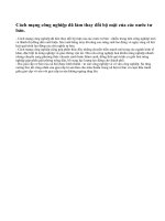 Cách mạng công nghiệp đem lại những hệ quả gì ?