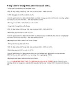 Căn cứ vào số liệu thống kê bảng 43.2 (SGK trang 196), hãy phân tích thực trạng phát triển kinh tế của các vùng kinh tế trọng điểm.