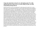 Cuộc khủng hoảng và tan rã của chế độ xã hội chủ nghĩa ở các nước Đông Âu