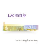 Bài giảng bệnh lý tăng huyết áp 