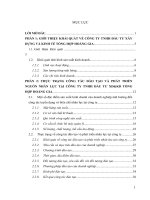 Hoàn thiện công tác đào tạo và phát triển nguồn nhân lực Công ty TNHH Đầu tư xây dựng và kinh tế tổng hợp Hoàng Gia