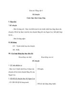 Giáo án tiếng việt 3 tuần 28 bài kể chuyện   cuộc chạy đua trong rừng 