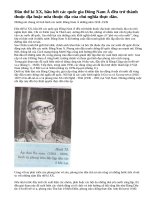 Những nét chung về tình hình các nước Đông Nam Á những năm 1918 -1939