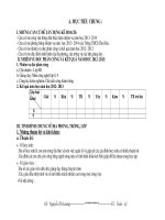 kế hoạch giảng dạy môn công nghệ lớp 6 7 8 9 