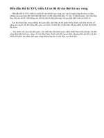 Hãy đánh giá vai trò của Vương triều Mạc.