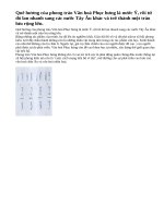 Phong trào Văn hoá Phục hưng (thế kỉ XIV - XVII)