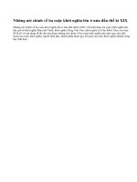 Những nét chính về ba cuộc khởi nghĩa lớn ở nửa đầu thế kỉ XIX