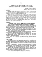 nghiên cứu đặc điểm lâm sàng cận lâm sàng bệnh tĩnh mạch phổi về lạc chỗ hoàn toàn ở trẻ em 