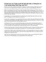 Cao trào cách mạng 1918-1923 ở các nước tư bản. Quốc tế Cộng sản