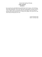 hệ thống quản lý thư viện