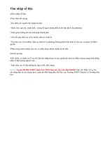 Thu nhập, xử lí số liệu