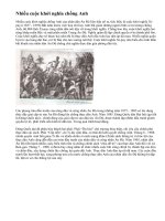 Phong trào đấu tranh giải phóng dân tộc của nhân dân Ấn Độ