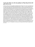 Hãy cho biết đặc điểm của tình hình kinh tế Pháp cuối thế kỉ XIX -đầu thế kỉ XX.