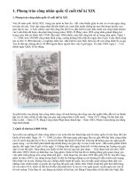 Phong trào công nhân quốc tế cuối thế kỉ XIX. Quốc tế thứ hai