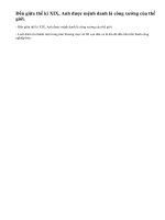 Cách mạng công nghiệp đã dẫn đến những thay đổi gì về kinh tế và xã hội ở nước Anh ?