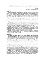 nghiên cứu tình trạng suy mòn ở bệnh nhân suy tim mạn 