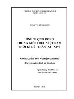 Hình tượng rồng trong kiến trúc việt nam thời lý   trần (XI   XIV)
