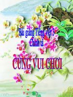 Bài giảng tiếng việt 3 tuần 28 bài chính tả   nhớ   viết cùng vui chơi 