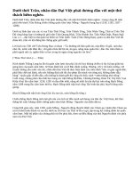 Các cuộc kháng chiến chống xâm lược Mông-Nguyên ở thế kỉ XIII