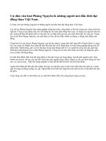 Những điểm mới trong cuộc sống của cư dân Phùng Nguyên là gì ? So sánh với cư dân Hoà Bình - Bắc Sơn.