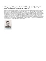 Cuộc vận động Duy tân và phong trào chống thuế ở Trung Kì (1908)