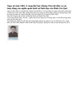 Khởi nghĩa Bãi Sậy (1883 - 1892)