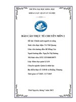 bài báo cáo chuẩn của khóa 10