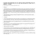 Sự phát triển thịnh đạt của các quốc gia phong kiến Đông Nam Á thế kỉ X - XVIII được biểu hiện như thế nào ?