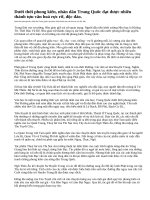 Hãy nêu những thành tựu văn hoá chủ yếu của Trung Quốc thời phong kiến