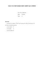 Báo cáo thí nghiệm điều khiển quá trình