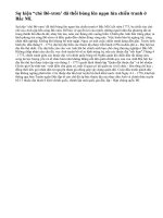 Hãy trình bày diễn biến chính cuộc Chiến tranh giành độc lập của 13 thuộc địa Anh ở Bắc Mĩ.