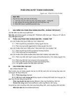 Bài giảng phản ứng huyết thanh chẩn đoán 