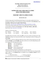 Hướng dẫn thực hành kinh tế lượng bằng phần mềm Evies phần 1