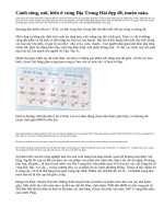 Thiên nhiên và đời sống của con người