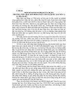 Một số kinh nghiệm xây dựng trường TH kim đồng đạt chuẩn quốc gia mức độ 2 