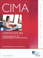 CIMA c1 BPP REVISION KIT