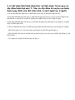 Bài 1,2, trang 85, SGK Sinh học lớp 9