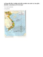 Vị trí và giới hạn lãnh thổ Việt Nam