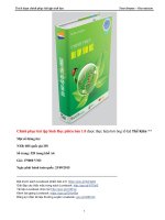 chinh phục bài tập sinh học