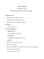 Giáo án tiếng việt 3 tuần 31 bài luyện từ và câu   mở rộng vốn từ các nước  dấu phẩy 